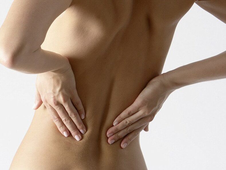 Why does back pain appear in the lower back